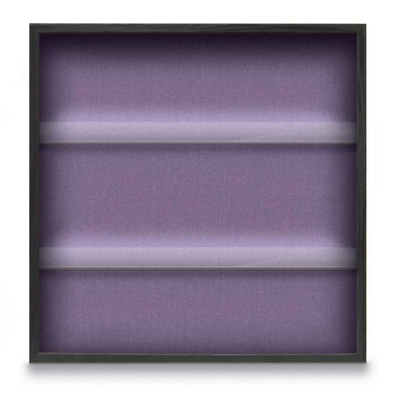 United Visual Products Outdoor Enclosed Combo Board, 48"x36", Satin Frame/Burgundy & Cork UVCB4836OD-BURGUN-CORK